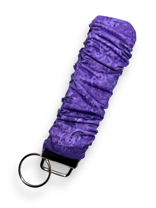 PURPLE POISON SCRUNCHIE KEY FOB
